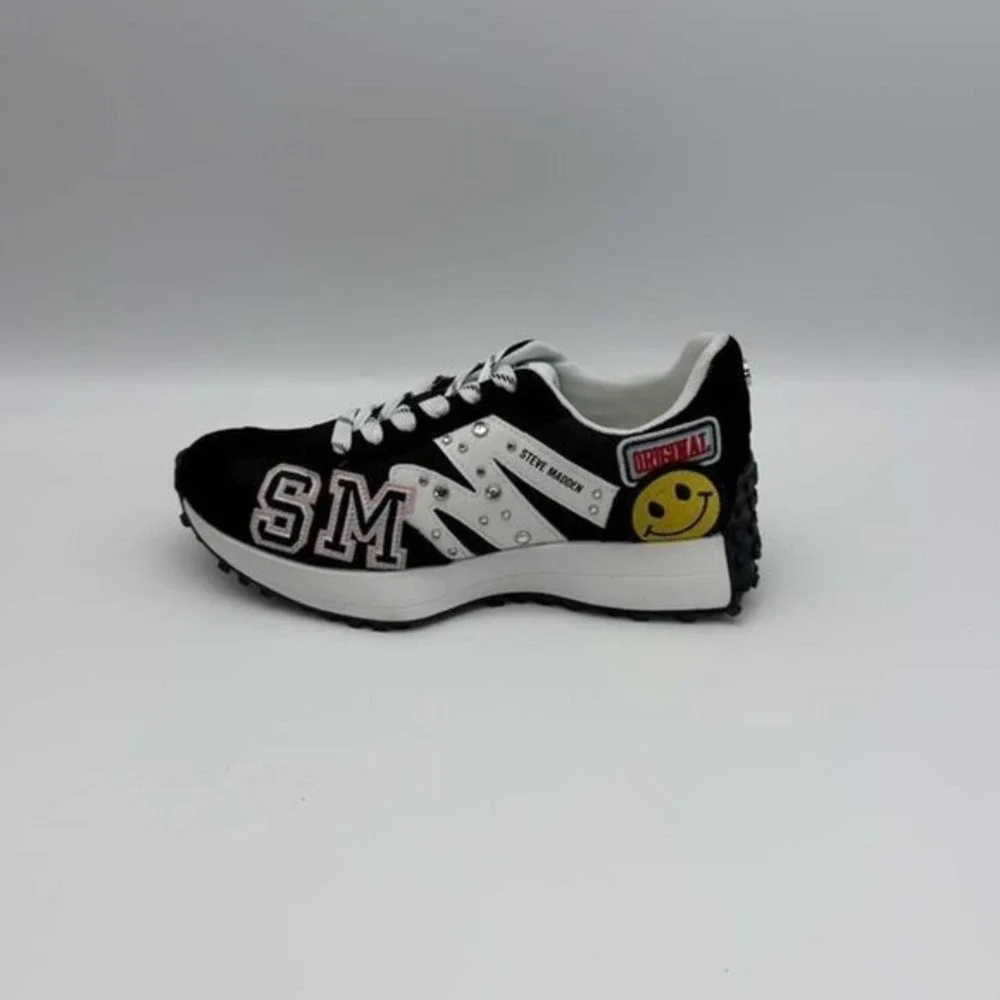 Steve Madden Campo-P Sneakers – Black Multi – Size 6.5‎ – Brand New